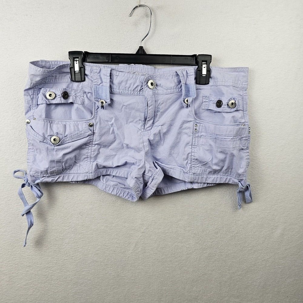C Pink Shorts Woman's Size 13 Blue Cargo See Photos For Defect